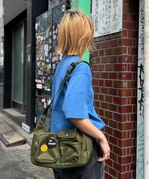 CIAOPANIC TYPY（チャオパニックティピー）の「【WEB限定】【UNISEX】1983アップリケTEE（Tシャツ/カットソー・レディース・グレー/ブルー/グリーン/ネイビー・LARGE/MEDIUM）」の13枚目の写真