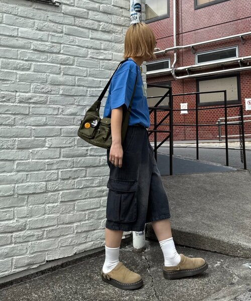 CIAOPANIC TYPY（チャオパニックティピー）の「【WEB限定】【UNISEX】1983アップリケTEE（Tシャツ/カットソー・レディース・グレー/ブルー/グリーン/ネイビー・LARGE/MEDIUM）」の15枚目の写真