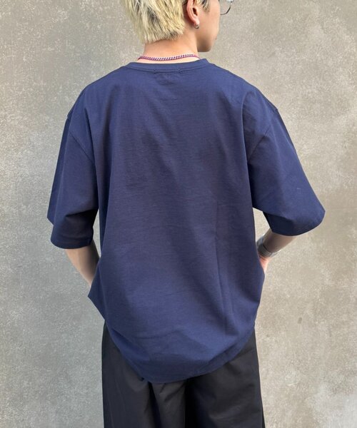 CIAOPANIC TYPY（チャオパニックティピー）の「【WEB限定】【UNISEX】1983アップリケTEE（Tシャツ/カットソー・レディース・グレー/ブルー/グリーン/ネイビー・LARGE/MEDIUM）」の18枚目の写真