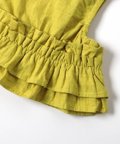 apres les cours（アプレレクール）の「フリルトップス・ラインパンツセットアップ＿アプレレクールマシェリ（セットアップ・キッズ・ブルー/イエロー・90/100/110/120/130/140）」の17枚目の写真