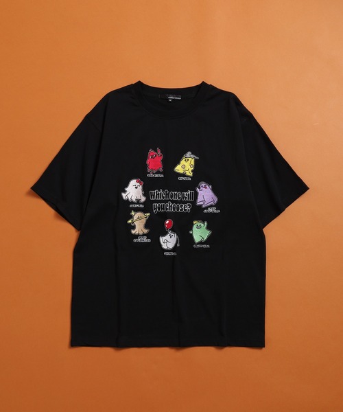 FUNALIVE(ファンアライブ)の「刺繍 半袖Tシャツ(Tシャツ/カットソー・メンズ・ブラック/ホワイト・M/L)」の3枚目の写真