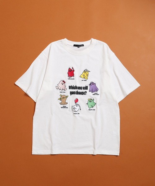 FUNALIVE(ファンアライブ)の「刺繍 半袖Tシャツ(Tシャツ/カットソー・メンズ・ブラック/ホワイト・M/L)」の5枚目の写真