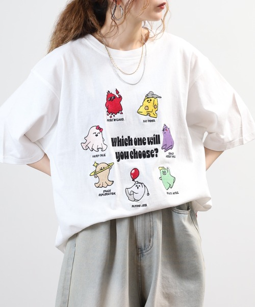 FUNALIVE(ファンアライブ)の「刺繍 半袖Tシャツ(Tシャツ/カットソー・メンズ・ブラック/ホワイト・M/L)」の13枚目の写真