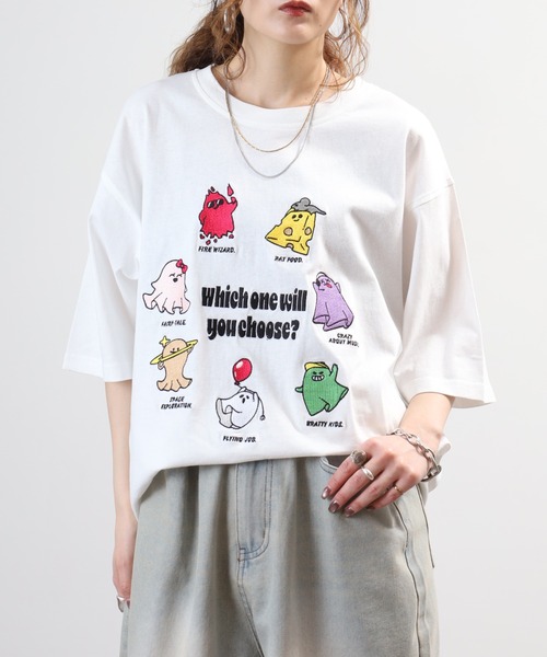 FUNALIVE(ファンアライブ)の「刺繍 半袖Tシャツ(Tシャツ/カットソー・メンズ・ブラック/ホワイト・M/L)」の15枚目の写真