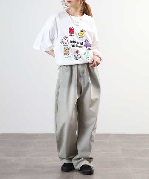 FUNALIVE(ファンアライブ)の「刺繍 半袖Tシャツ(Tシャツ/カットソー・メンズ・ブラック/ホワイト・M/L)」の17枚目の写真