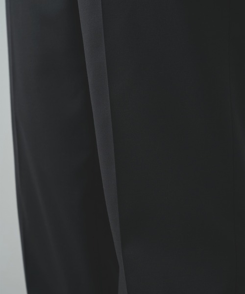 th products(ティーエイチプロダクト)の「【th products】別注QUINN / Wide Tailored Pants(スラックス・メンズ・グレー/ブラック・1/2)」の9枚目の写真