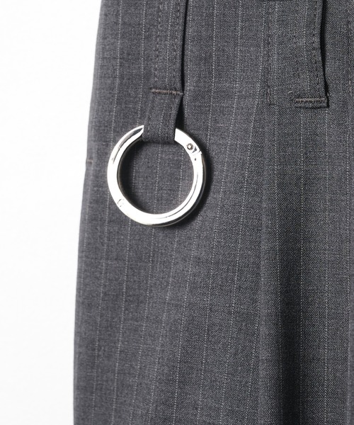 th products(ティーエイチプロダクト)の「【th products】別注QUINN / Wide Tailored Pants(スラックス・メンズ・グレー/ブラック・1/2)」の19枚目の写真