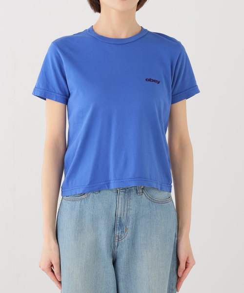 OBEY（オベイ）の「【OBEY / オベイ】 OBEY SPEED（Tシャツ/カットソー・レディース・ブルー系その他・SMALL/MEDIUM）」の2枚目の写真