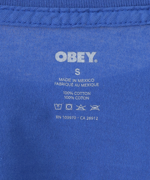 OBEY（オベイ）の「【OBEY / オベイ】 OBEY SPEED（Tシャツ/カットソー・レディース・ブルー系その他・SMALL/MEDIUM）」の6枚目の写真