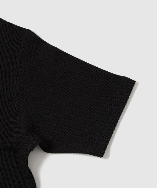 Norton(ノートン)の「【Norton/ノートン】 バックロゴプリント サーマル キーネック 半袖Tシャツ(Tシャツ/カットソー・メンズ・ブラック/ホワイト・M/L/XL)」の8枚目の写真