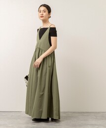 MAQWEL（マクウェル）の「【MAQWEL/マクウェル】ウォッシャブルソフトタフタワンピース（ワンピース）」