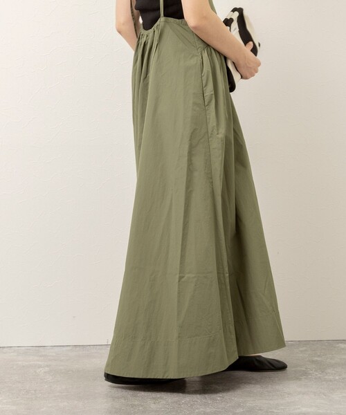 MAQWEL（マクウェル）の「【追加】【MAQWEL/マクウェル】ウォッシャブルソフトタフタワンピース（ワンピース・レディース・ブラック/カーキ・FREE）」の12枚目の写真