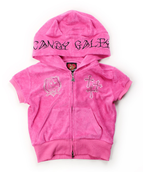 GALFY(ガルフィー)の「『GALFY/ガルフィー』VIVI★GALパーカー【Z】(パーカー・レディース・ブラック/ピンク・FREE)」の18枚目の写真