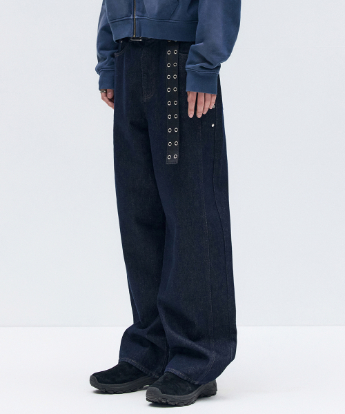 MAISON MINED(メゾンミネド)の「LOW BAGGY PANTS INDIGO(デニムパンツ・メンズ・その他・SMALL/MEDIUM/LARGE)」の7枚目の写真