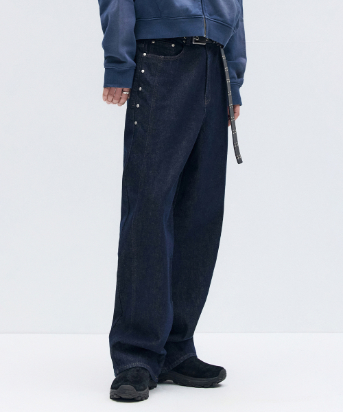 MAISON MINED(メゾンミネド)の「LOW BAGGY PANTS INDIGO(デニムパンツ・メンズ・その他・SMALL/MEDIUM/LARGE)」の8枚目の写真