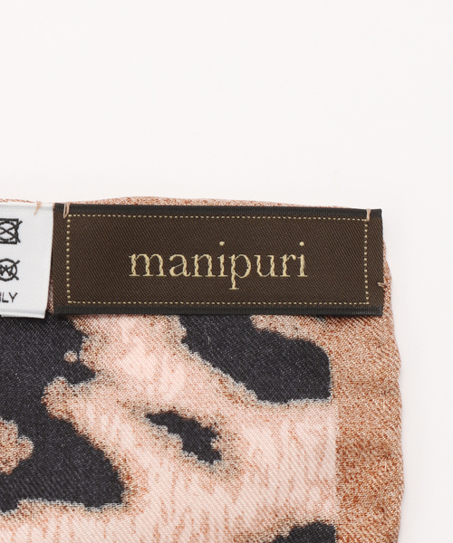 FRAMeWORK(フレームワーク)の「manipuri/マニプリ シルク65 レオパード ペグ(バンダナ/スカーフ・レディース・チョコ・FREE)」の6枚目の写真