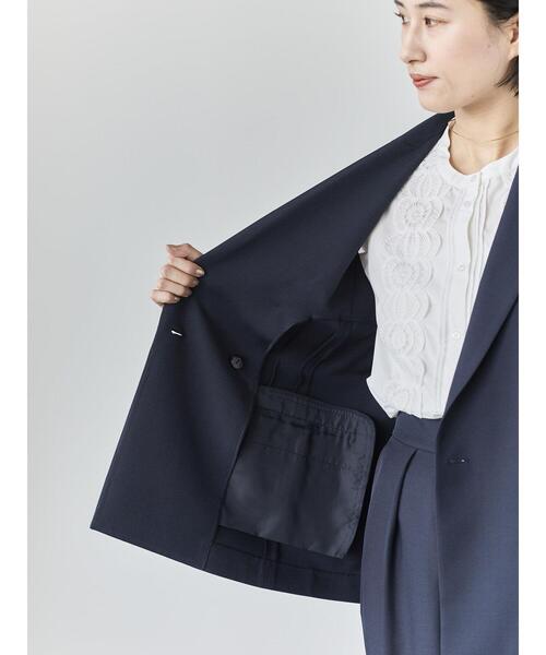 Te chichi(テチチ)の「リネンライクダブルブレストジレ(セットアップ可)(ベスト・レディース・ネイビー/ベージュ/シルバーグレー・F)」の19枚目の写真