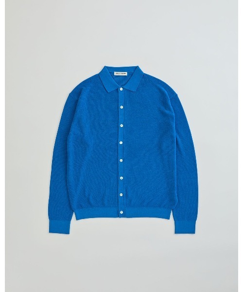 THE SHINZONE(ザ シンゾーン)の「POLO KNIT CARDIGAN 26MMSNI05(カーディガン/ボレロ・レディース・ブルー/ベージュ/ブラック・FREE)」の3枚目の写真