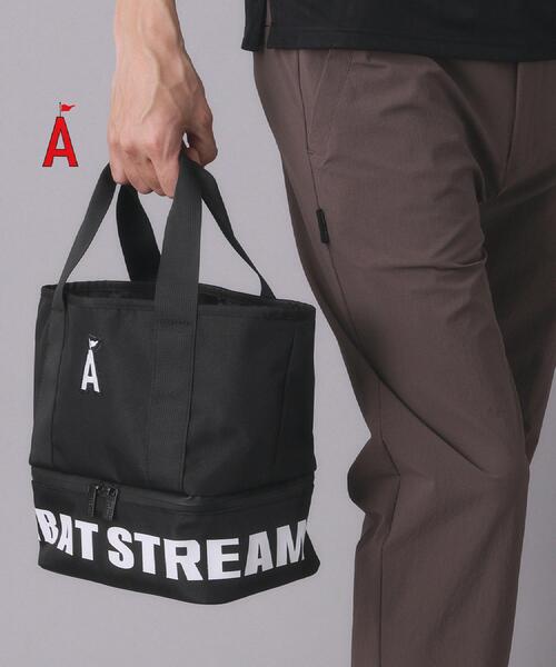 ADABAT STREAM(アダバットストリーム)の「保冷機能付きカートバッグ(トートバッグ・メンズ・ネイビー系/ブラック・00)」の1枚目の写真