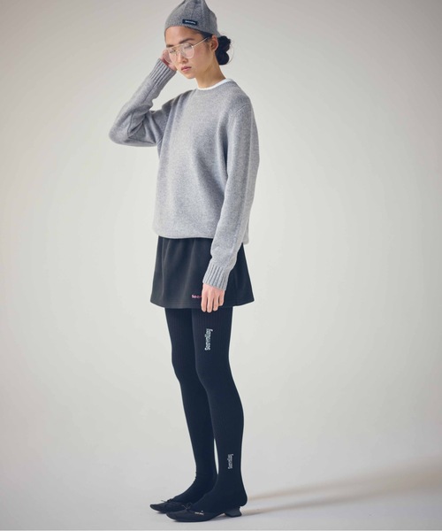 SEA(シー)の「ウール クルーネックニット(ニット/セーター・レディース・ピンク/ホワイト/グレー/ブルー・ONE SIZE)」の5枚目の写真