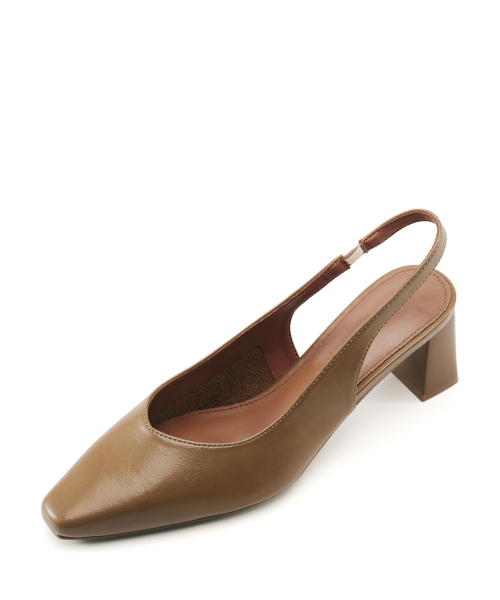 SPUR(シュプール)の「Rossan V-Cutスリングバックパンプス5.5cm -VS9005(3color)(サンダル・レディース・アイボリー/ベージュ/ブラック・22.5cm/23.5cm/23cm/24.5cm/24cm/25cm)」の6枚目の写真