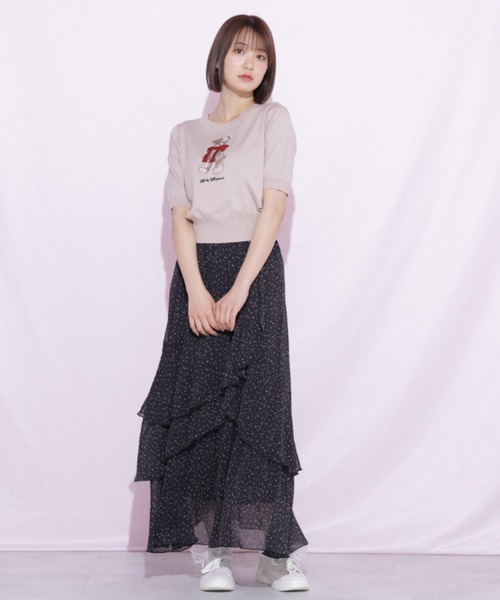 JILL by JILL STUART(ジルバイジルスチュアート)の「〈BEARシリーズ〉モチーフニット(ニット/セーター・レディース・ピンク/ホワイト/ネイビー・FREE)」の21枚目の写真