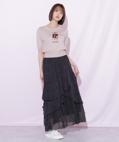 JILL by JILL STUART(ジルバイジルスチュアート)の「〈BEARシリーズ〉モチーフニット(ニット/セーター・レディース・ピンク/ホワイト/ネイビー・FREE)」の20枚目の写真
