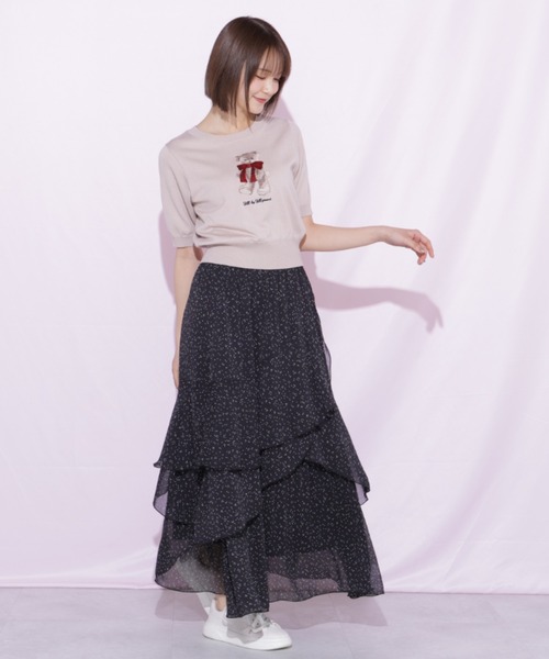 JILL by JILL STUART(ジルバイジルスチュアート)の「〈BEARシリーズ〉モチーフニット(ニット/セーター・レディース・ピンク/ホワイト/ネイビー・FREE)」の19枚目の写真