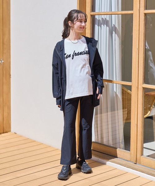 Rosemadame(ローズマダム)の「ラッシュガード マタニティ パンツ|UVカット 吸水速乾 水陸両用 ストレッチ フレア 体型カバー 産前産後対応(マタニティウェア/グッズ・レディース・ベージュ/ブラック・LL/L/M)」の21枚目の写真