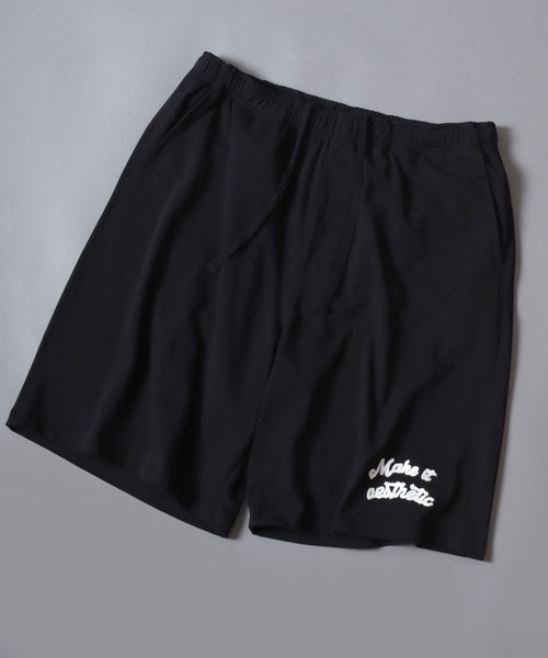 ANPAS(アンパス)の「Dry-Touch Cotton Shorts /【吸水速乾 綿100%】ドライコットン刺繍ショーツ ショートパンツ メンズ ボトムス イージーパンツ 春夏(その他パンツ・メンズ・ブラック/チャコールグレー・M/L)」の2枚目の写真