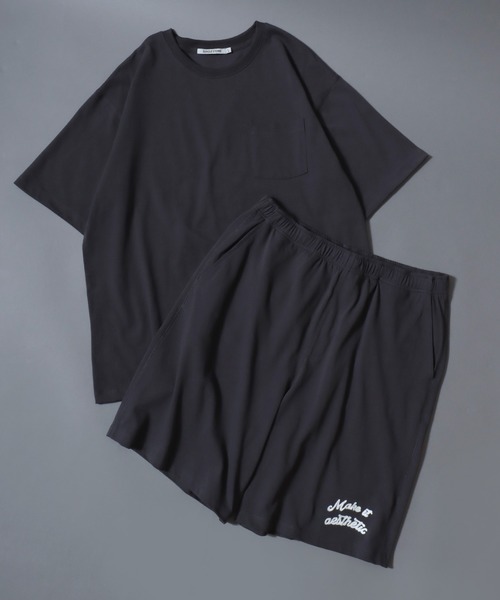 ANPAS(アンパス)の「Dry-Touch Cotton Shorts /【吸水速乾 綿100%】ドライコットン刺繍ショーツ ショートパンツ メンズ ボトムス イージーパンツ 春夏(その他パンツ・メンズ・ブラック/チャコールグレー・M/L)」の19枚目の写真
