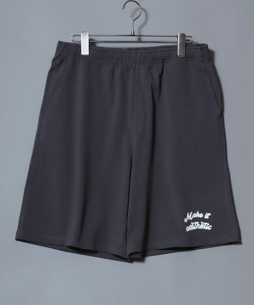 ANPAS(アンパス)の「Dry-Touch Cotton Shorts /【吸水速乾 綿100%】ドライコットン刺繍ショーツ ショートパンツ メンズ ボトムス イージーパンツ 春夏(その他パンツ・メンズ・ブラック/チャコールグレー・M/L)」の6枚目の写真