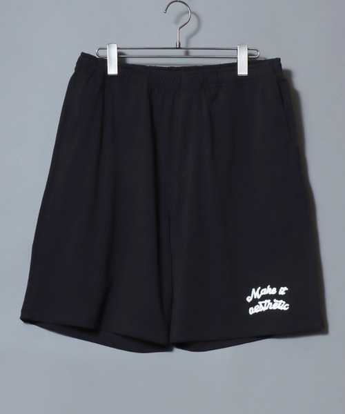 ANPAS(アンパス)の「Dry-Touch Cotton Shorts /【吸水速乾 綿100%】ドライコットン刺繍ショーツ ショートパンツ メンズ ボトムス イージーパンツ 春夏(その他パンツ・メンズ・ブラック/チャコールグレー・M/L)」の3枚目の写真