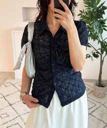 gather lace shirt / ギャザーレースシャツ