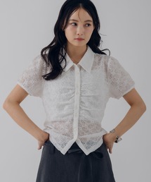 gather lace shirt / ギャザーレースシャツ
