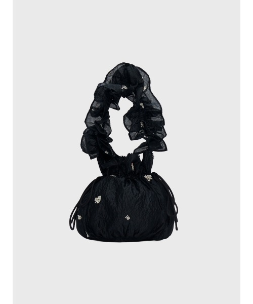 EIMY ISTOIRE(エイミーイストワール)の「GYPSOPHILE BAG(ハンドバッグ・レディース・ブラック/ホワイト・F)」の8枚目の写真