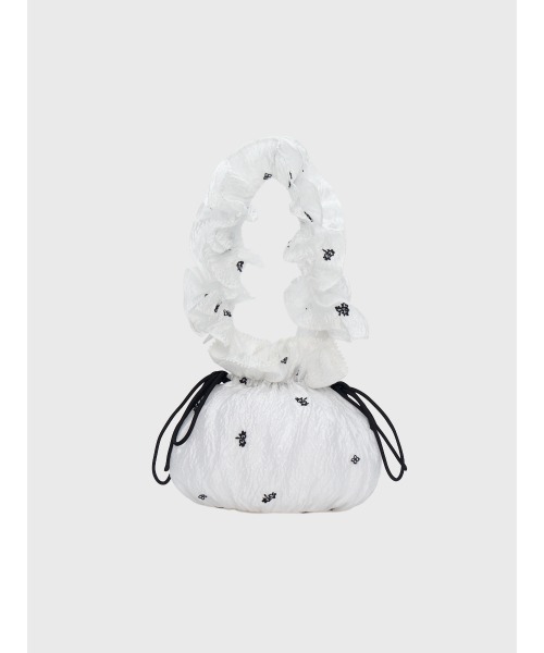 EIMY ISTOIRE(エイミーイストワール)の「GYPSOPHILE BAG(ハンドバッグ・レディース・ブラック/ホワイト・F)」の9枚目の写真