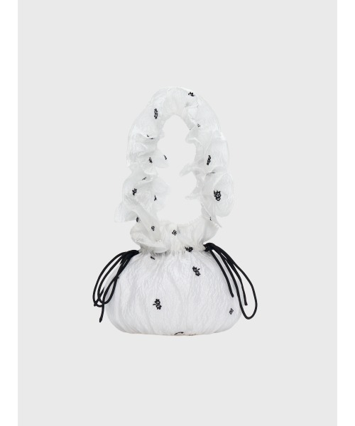 EIMY ISTOIRE(エイミーイストワール)の「GYPSOPHILE BAG(ハンドバッグ・レディース・ブラック/ホワイト・F)」の10枚目の写真