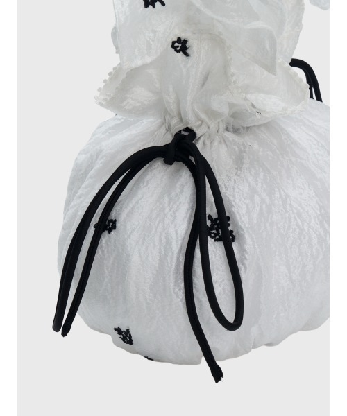 EIMY ISTOIRE(エイミーイストワール)の「GYPSOPHILE BAG(ハンドバッグ・レディース・ブラック/ホワイト・F)」の11枚目の写真