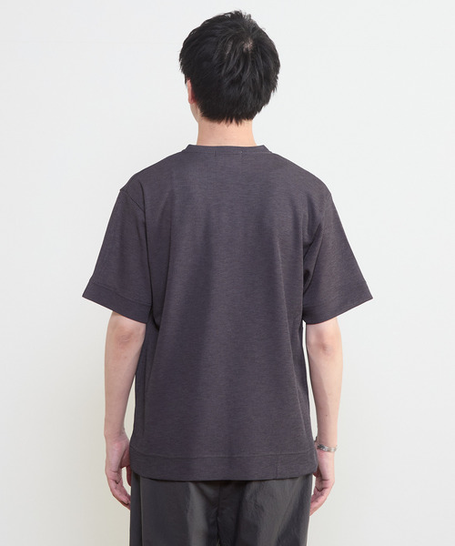 MEN'S MELROSE(メンズメルローズ)の「リランチェワッフルヘンリーネックTシャツ(Tシャツ/カットソー・メンズ・ネイビー/チャコールグレー/ライトグレー・3/4/2)」の6枚目の写真
