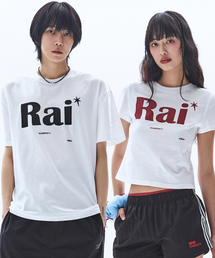 RAIMENT（レイメント）の「エッセンシャル RAI ロゴ ソリッド 半袖Tシャツ_ホワイト（Tシャツ/カットソー）」