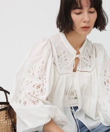 BABYLONE | カットワーク刺繍ブラウス(シャツ/ブラウス)