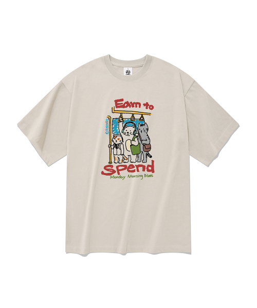 RADINEO(ラディネオ)の「スぺンド 半袖Tシャツ ベージュ(Tシャツ/カットソー・レディース・その他・MEDIUM/LARGE/X-LARGE/SMALL)」の2枚目の写真