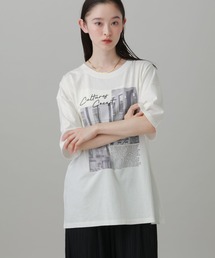 LAKOLE | ニュースペーパーTEE / 842249(Tシャツ/カットソー)