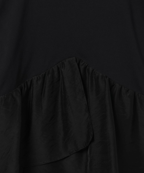 LEPSIM(レプシィム)の「ドッキングペプラムチュニック 759485(Tシャツ/カットソー・レディース・ブラック/チャコールグレー/オフホワイト・FREE)」の10枚目の写真