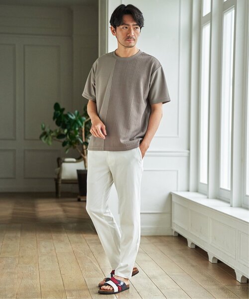 ikka(イッカ)の「【プチプラ1990円(税抜)】冷感DRYフクレジャカード切り替えTシャツ(Tシャツ/カットソー・メンズ・ホワイト/ブラック/カーキ/ネイビー/ベージュ・S/M/L/XL)」の12枚目の写真