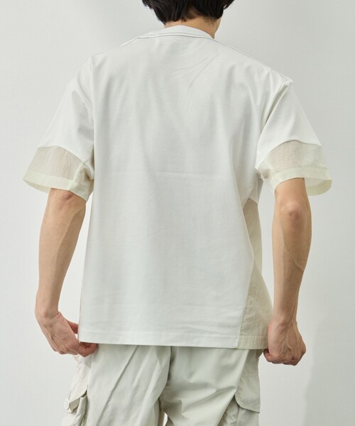 and wander（アンドワンダー）の「【and wander/アンドワンダー】combi SS T（Tシャツ/カットソー・メンズ・ブラック/ホワイト・M/L）」の14枚目の写真