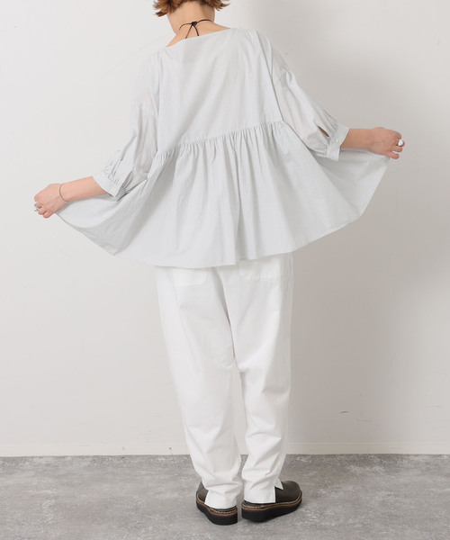 JOURNAL STANDARD LUXE(ジャーナルスタンダード ラックス)の「オーガニックテンジク パンツ(その他パンツ・レディース・ホワイト/ブラック・FREE)」の19枚目の写真