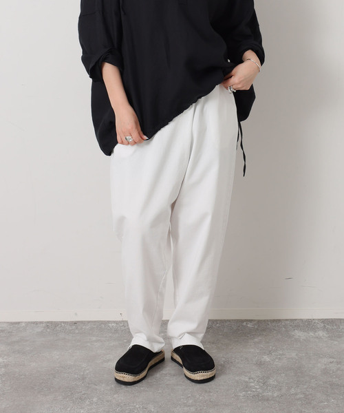 JOURNAL STANDARD LUXE(ジャーナルスタンダード ラックス)の「オーガニックテンジク パンツ(その他パンツ・レディース・ホワイト/ブラック・FREE)」の18枚目の写真