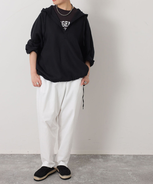 JOURNAL STANDARD LUXE(ジャーナルスタンダード ラックス)の「オーガニックテンジク パンツ(その他パンツ・レディース・ホワイト/ブラック・FREE)」の17枚目の写真